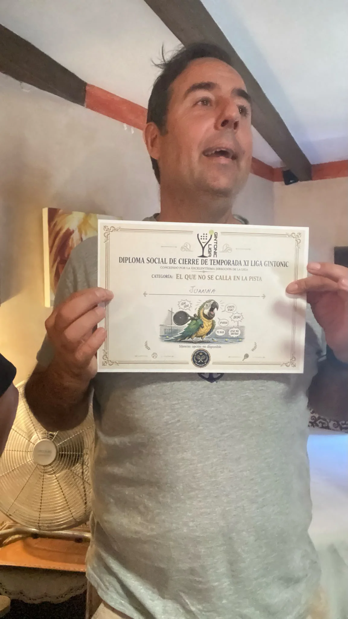 Comida y entrega de premios