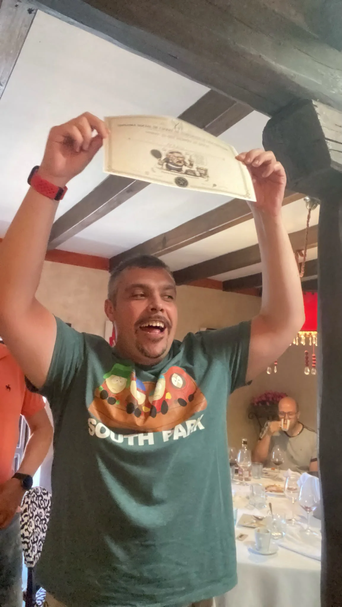 Comida y entrega de premios