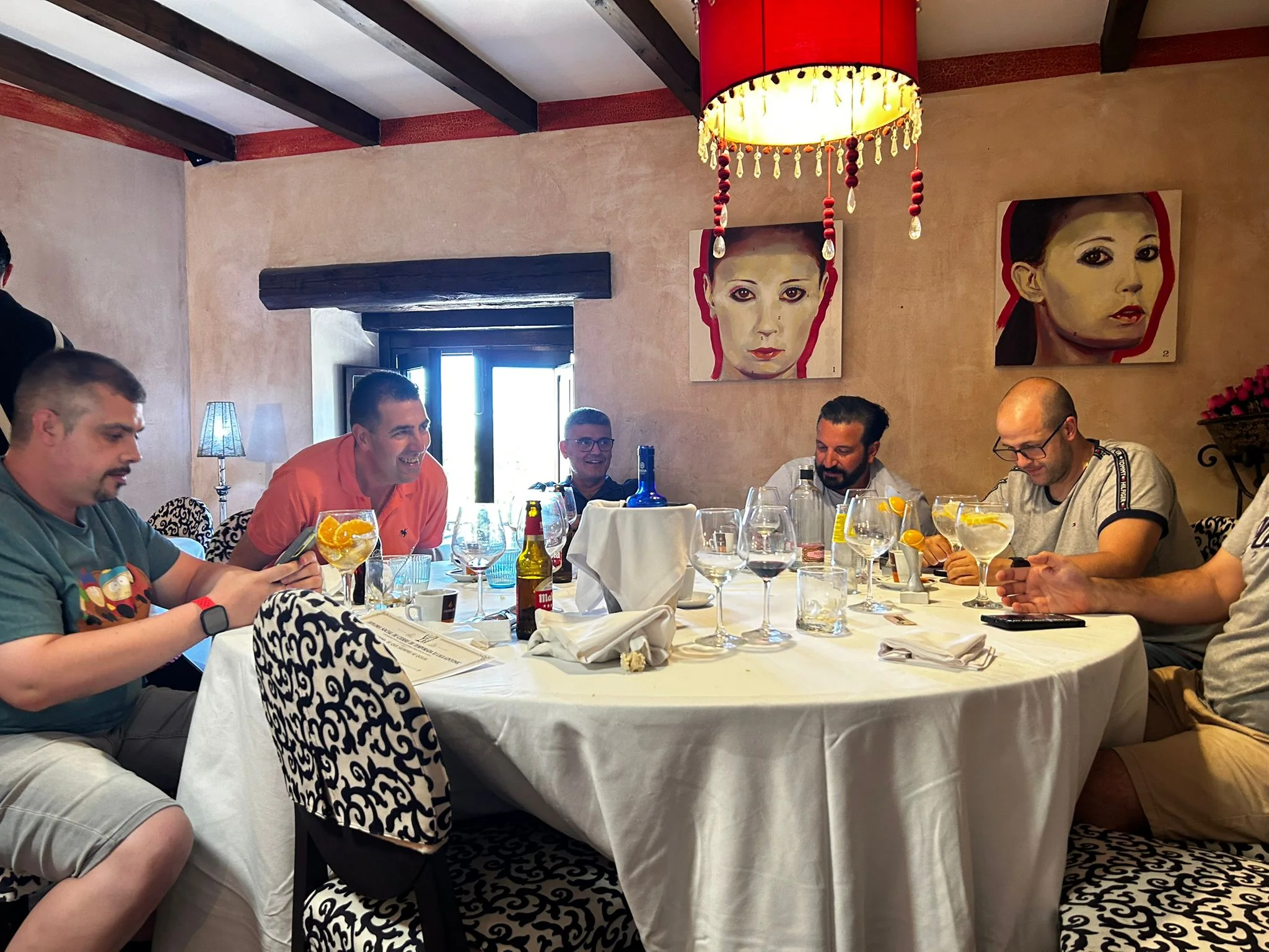 Comida y entrega de premios