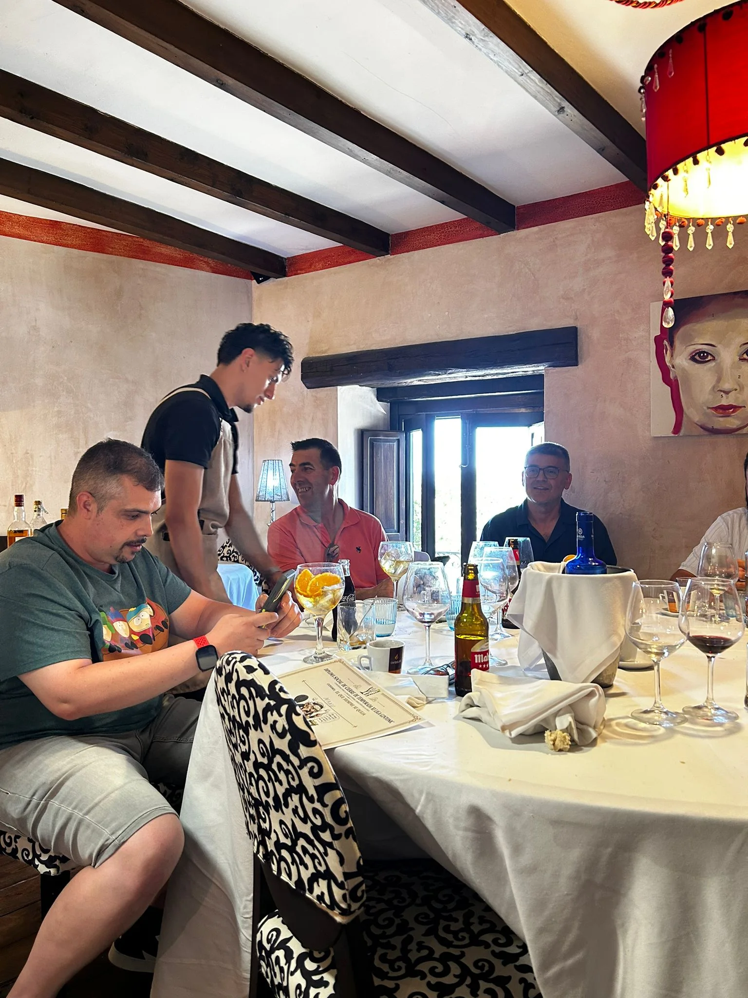 Comida y entrega de premios