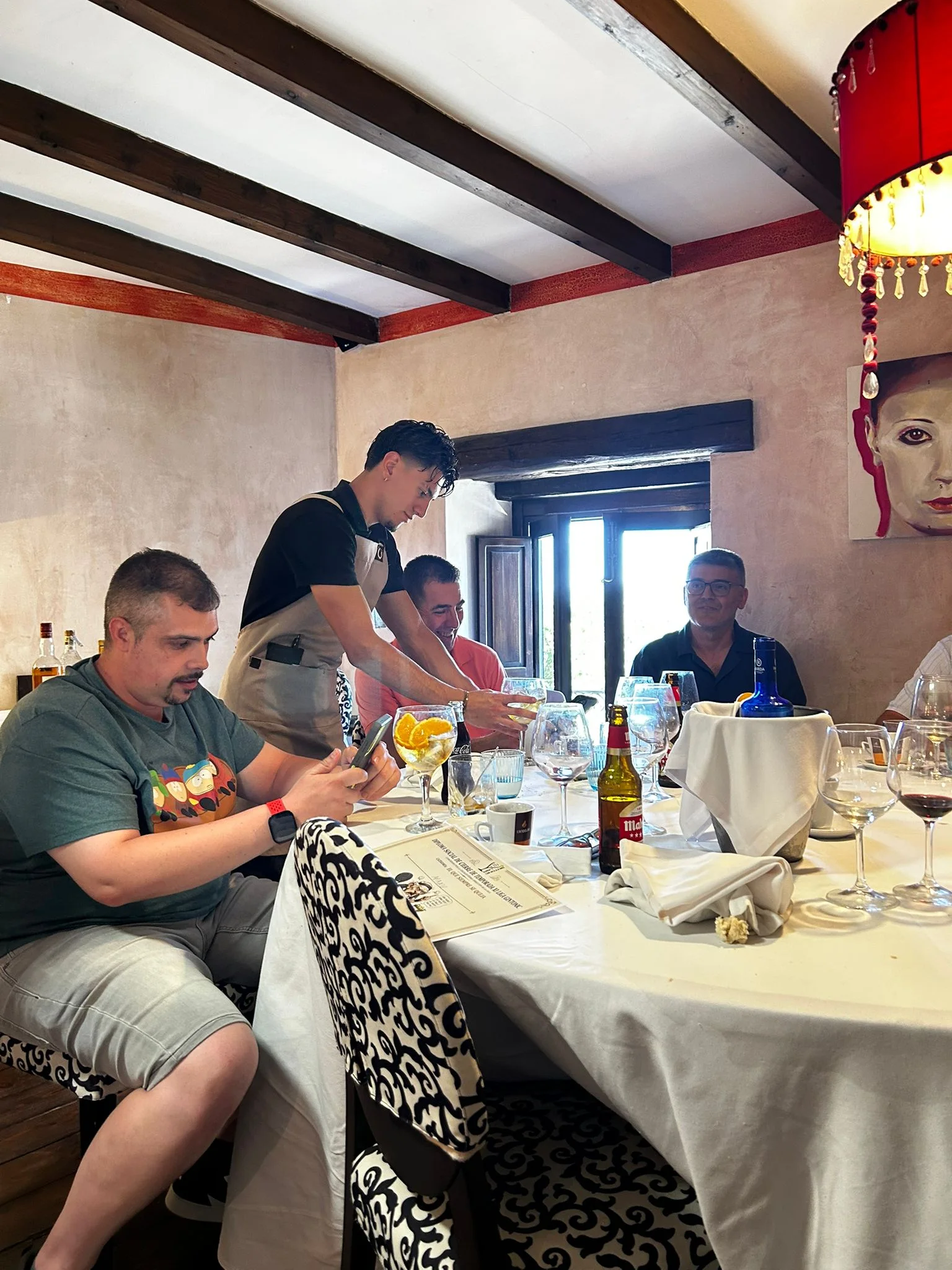 Comida y entrega de premios