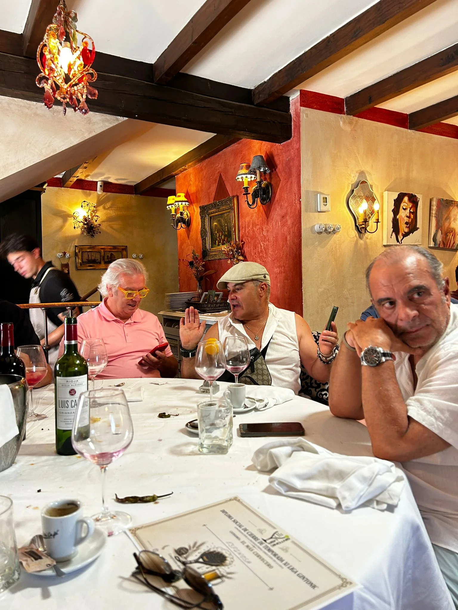 Comida y entrega de premios