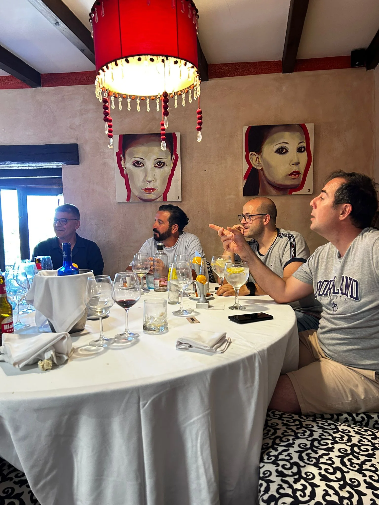 Comida y entrega de premios