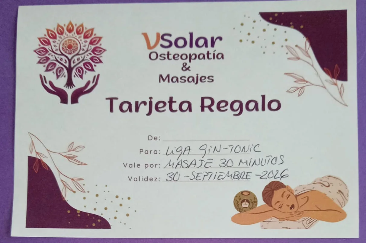 Premio VSolar OSTEOPATÍA & MASAJES
